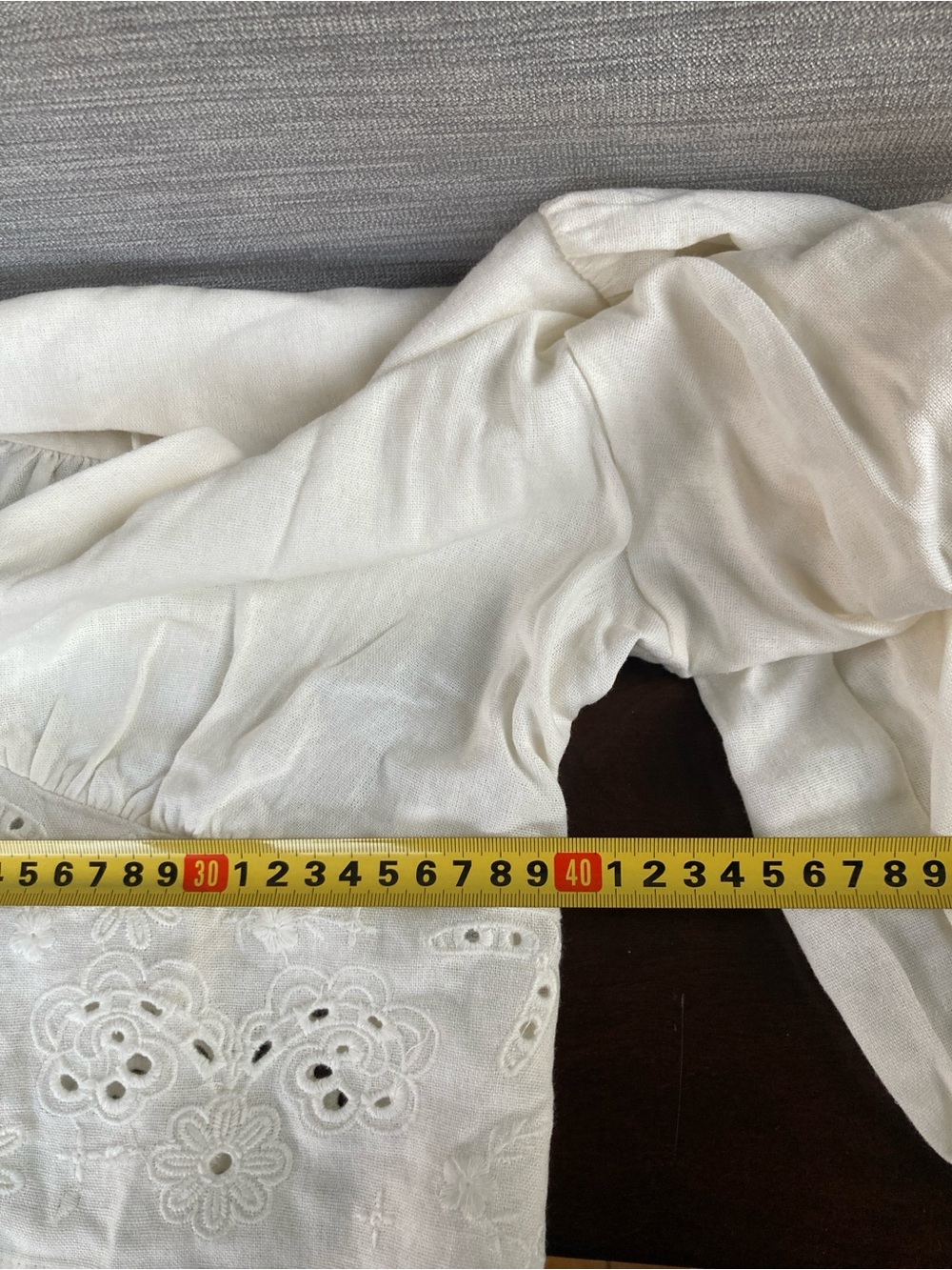 House of Harlow linen top cream - Picture 7 of 8